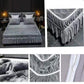 Skin-friendly Double Layer Quilted Bed Skirt Bedspread Crystal Velvet Milk Velvet Bed Sheet