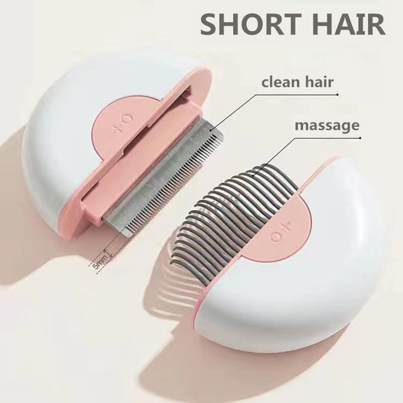 Cat Comb Short Long Hair British Cat Comb Pet Grooming Shed Hair Combing Artifact Shell Comb Hair Remover Floating Hair Comb Pet Supplies Massage Comb