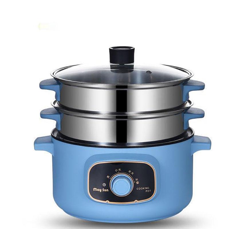 Multifunctional Electric Cooker Rice Cooker Electric Steamer Household Electric Frying Pan Non-stick Pan