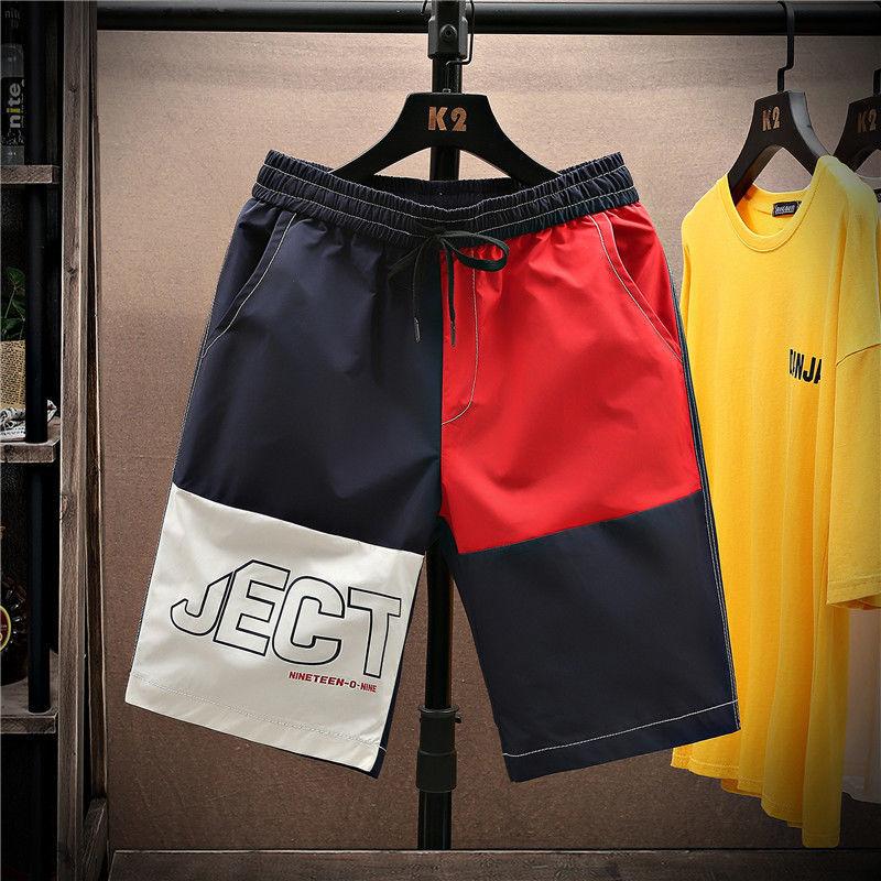 Summer Men's Shorts Trend Casual Fashion Five-point Pants Sports Beach Pants Young Students Loose Breathable Pants