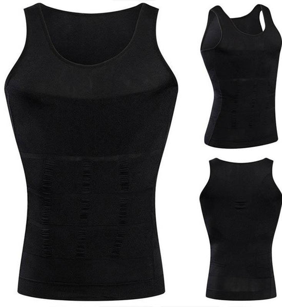 Men's Summer Body Shaper Vest Men's Tight Thin Chest Corset Waist Waist Vest Slimming Tank Top Waist Training Breathable Body Shaper