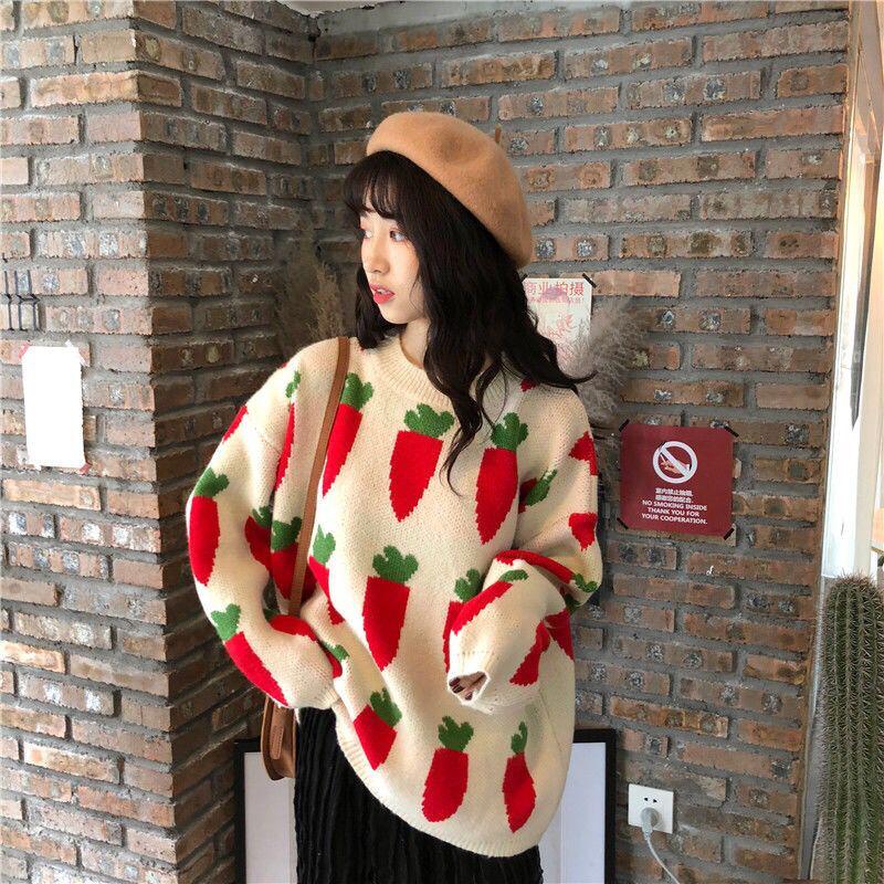 Large size warm sweater cashmere thick turtleneck sweater female autumn and winter long sleeves