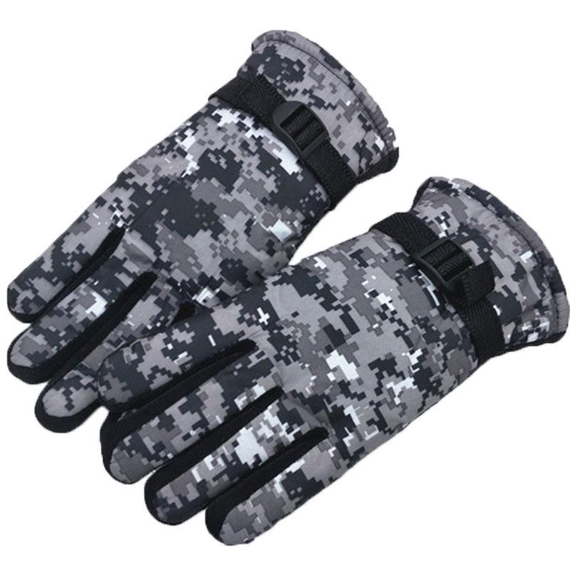 Warm Leather gloves Thick gloves Man fashion gloves Plush Cotton gloves Windproof gloves Winter