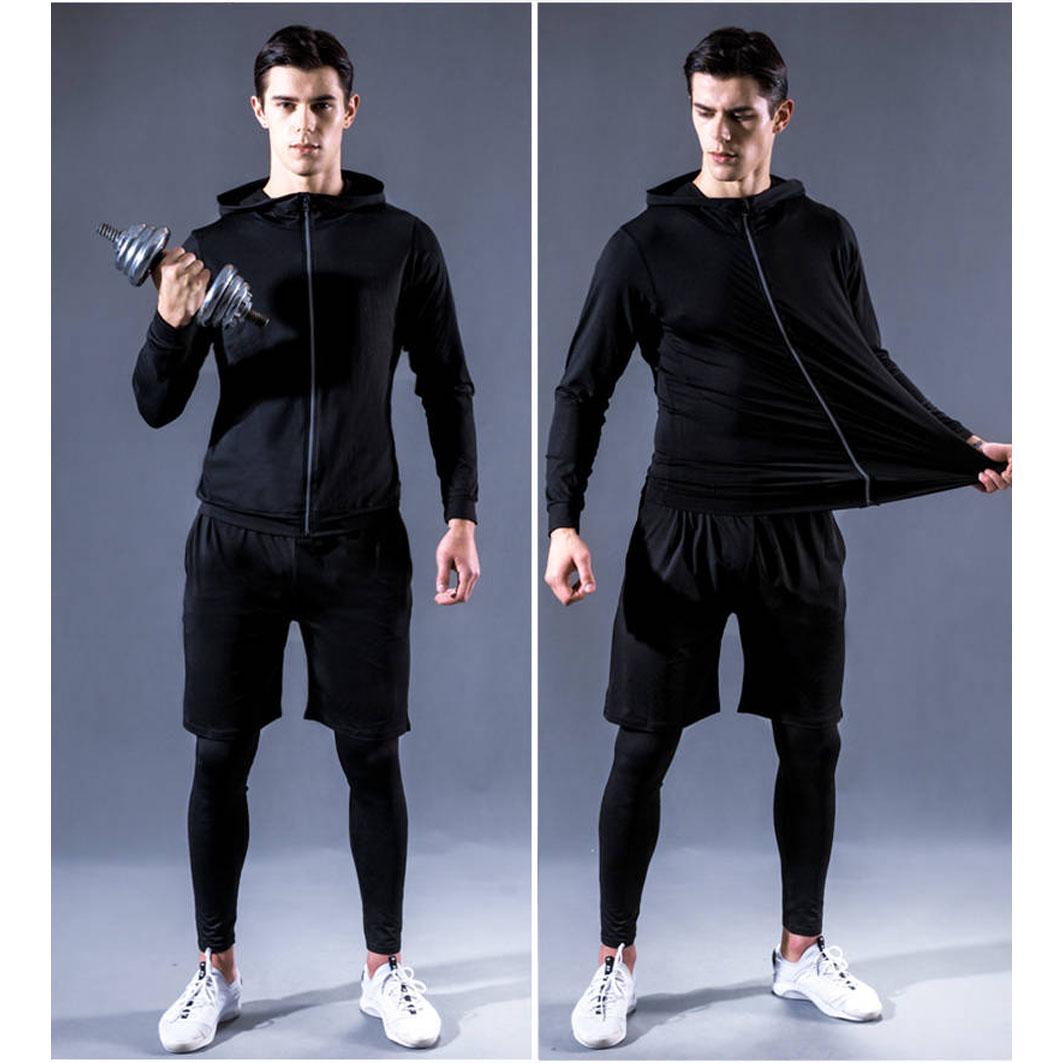 Men's Sportswear Compression Sport Suits Quick Dry Running Sports Joggers Training Gym Fitness