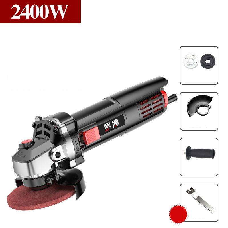 2400W Industrial Cutter Multi-function Angle Grinder Electric Grinder Handheld  Wired Polisher 24500RPM