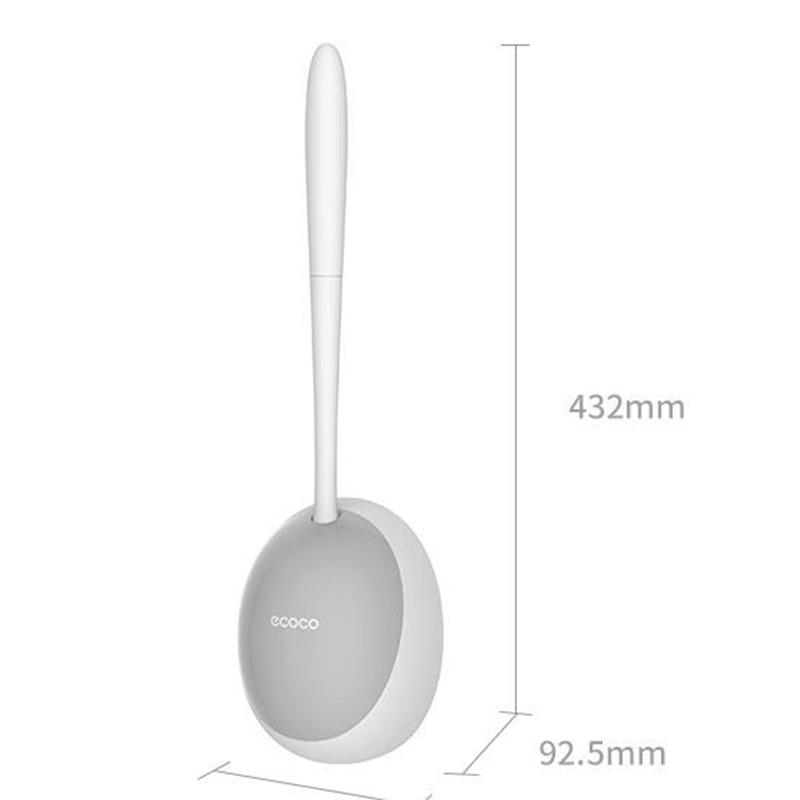 Toilet Brush Dead Corner Multifunctional Toilet Brush Cleaning Artifact Household Wall-mounted Silicone Brush Toilet