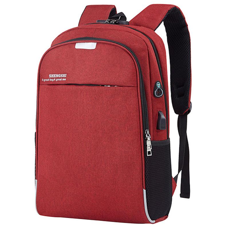 Fashion Man Laptop Backpack Usb Charging Computer Casual Style Bags Large Business Travel Backpack