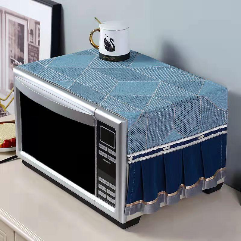 Oven Cover Microwave Oven Cover Cloth Cover Cover Oil-proof Refrigerator Cover Towel Microwave Cover Oven Cover Dust Cover