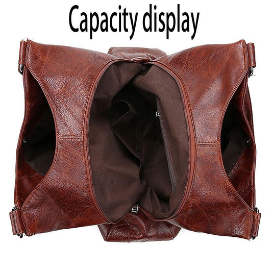 European and American style Shoulder Handbag Trendy wild Woman bag Leather bag Big capacity