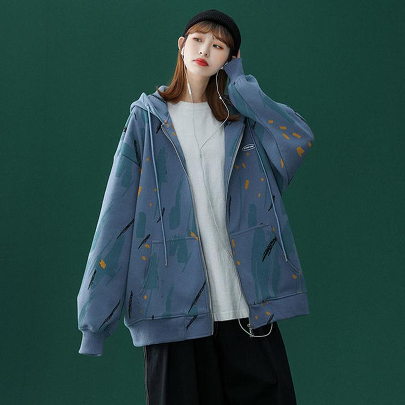 2021 Jacket Women Spring and Autumn Thin Baseball Uniform Retro Jacket