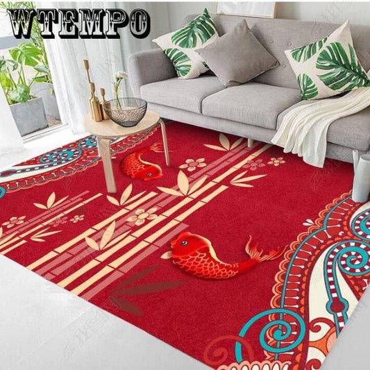 Europe Persian Carpets for Living Room Hotel Carpet Bedroom Flower Sofa Coffee Table Rug