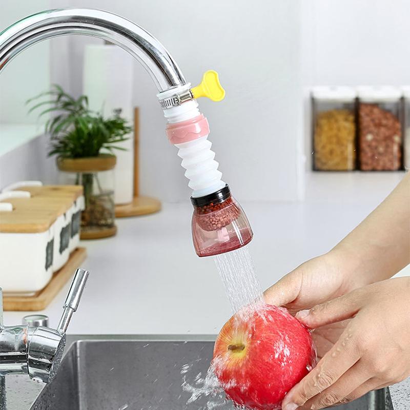 Faucet Splash-proof Shower Filter Kitchen Universal Retractable Universal Water Purifier Household Universal Joint Faucet