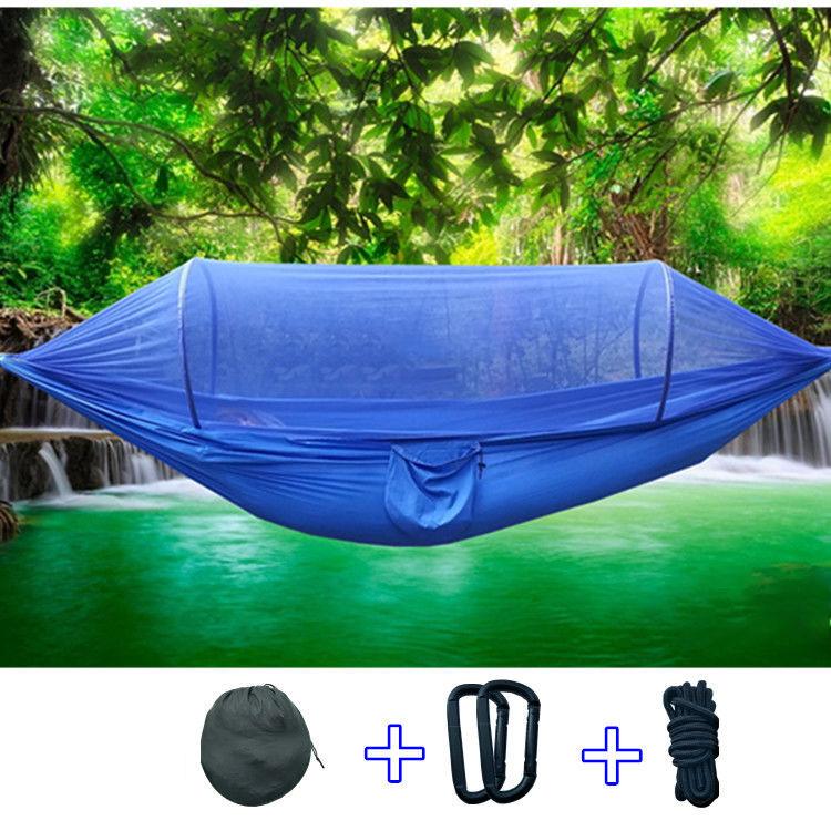 Parachute Cloth Hammock Double Automatic Speed Opening Mosquito Net Hammock Double Hammock Outdoor Products