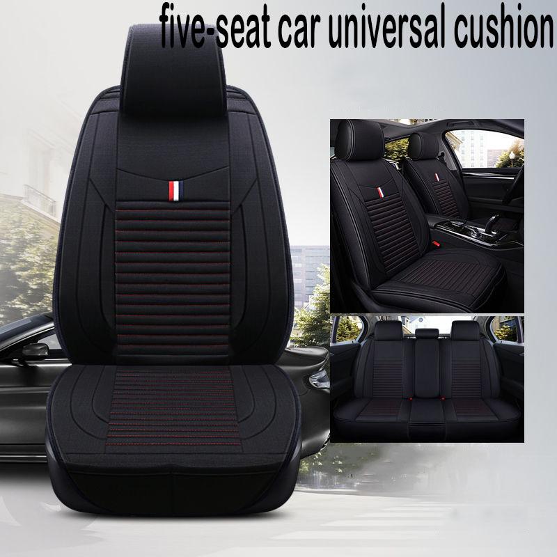 Four seasons universal seat cushion seat cover linen seat cushion seat cushion car seat cover