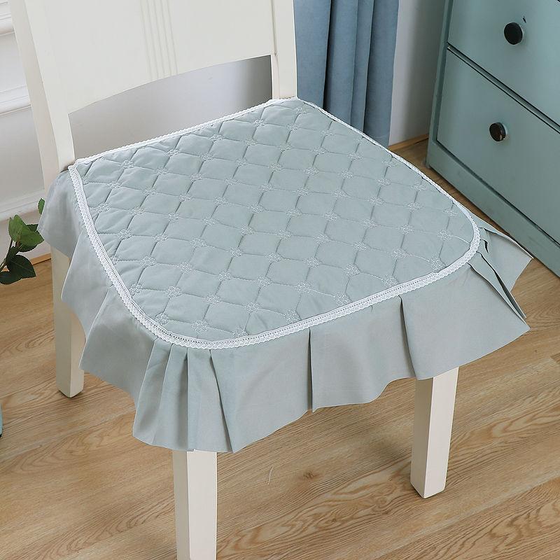 Four Seasons Universal Non-slip Chair Cushion Stool Cushion with Strap European Style Dining Table and Chair Cushion Home Decoration