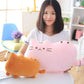 Biscuit Cat Pillow Gift Cat Cushion Big Lazy Cat Big Tail Cat Plush Toy Holiday Gift for Girls