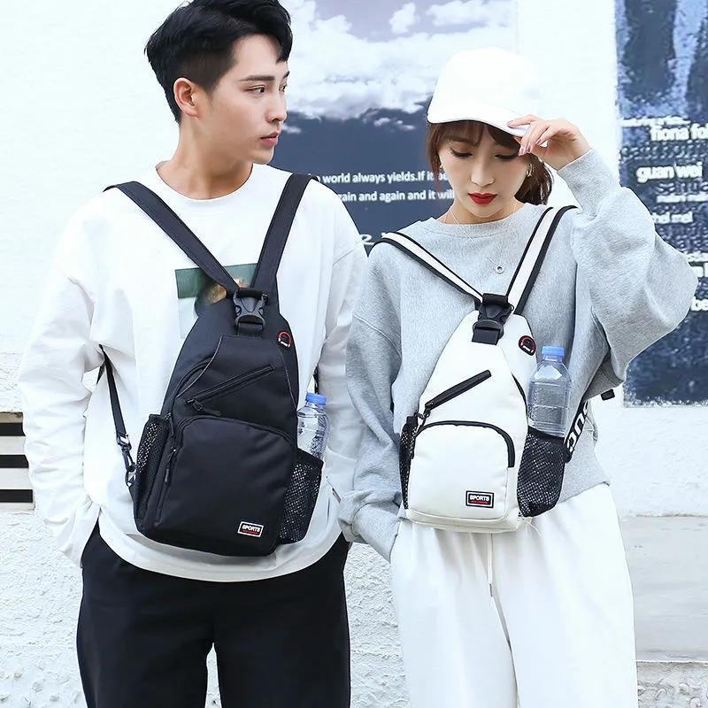 Unisex Sling Bag Men Women Shoulder Bag Home Supplies Crossbody Chest Bag for Gift Outdoor Sports Slung Riding Bag Waterproof Travel