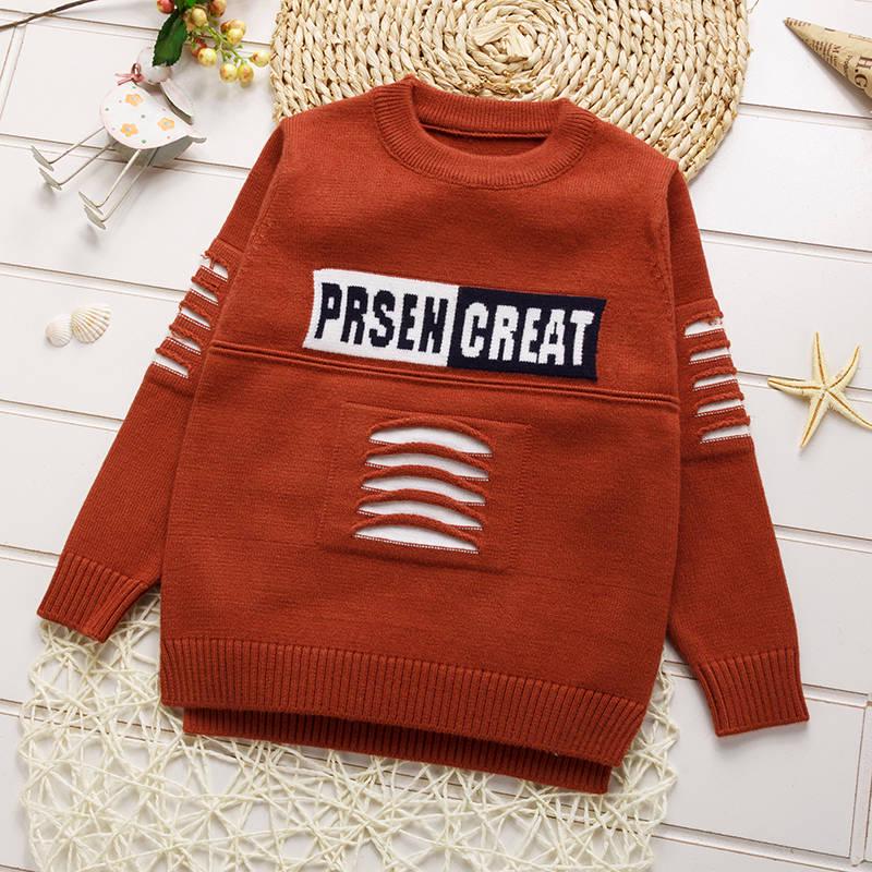 Girls Sweaters Solid Boys Sweaters Baby Girl Bottoming T-shirt Sweater Kids Clothing Girls Pullover