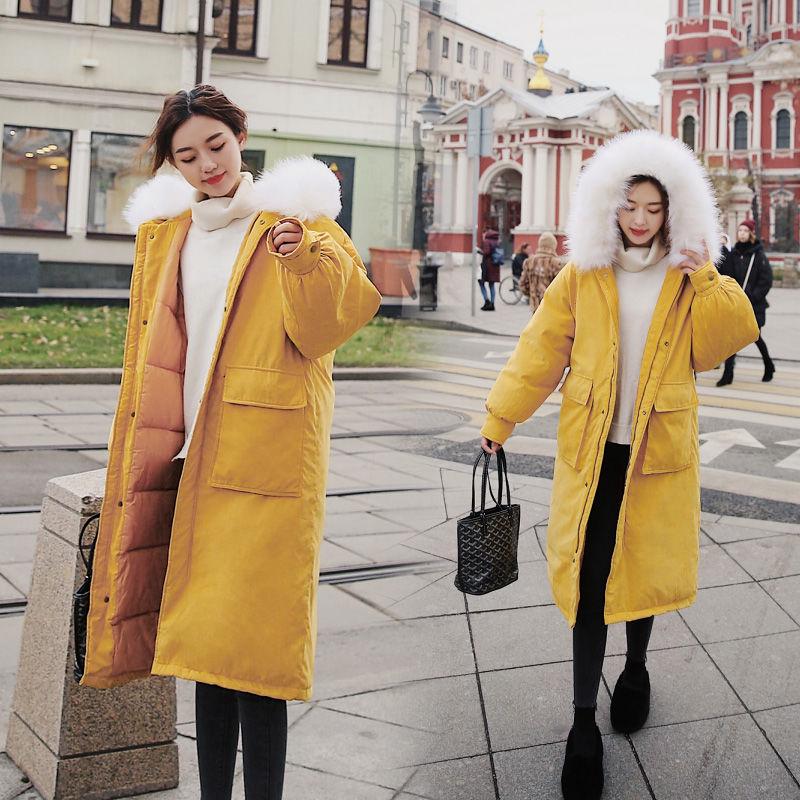 Cotton clothing Woman's Winter Long Sleeve Warm Jacket Fashion Large size Down Jacket Winter Woman's