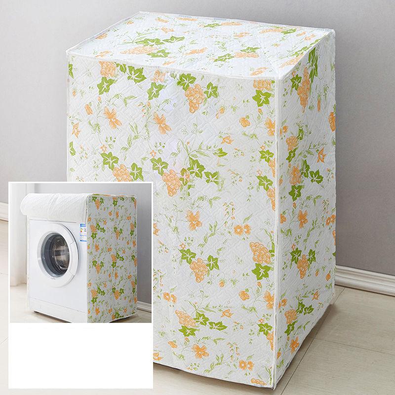 Household Drum-type Washing Machine Cover Dust Cover Waterproof Sunscreen Front Opening Dust Cover Zipper Opening