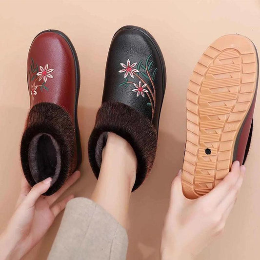 Women's Shoes Winter Plus Velvet Thickening Old Cotton Shoes Non-slip Soft Bottom Warm Shoes