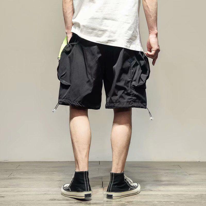 Men's Summer Shorts Plus Fertilizer Plus Five-point Pants Loose Casual Beach Pants Wild Sports Large Size Overalls