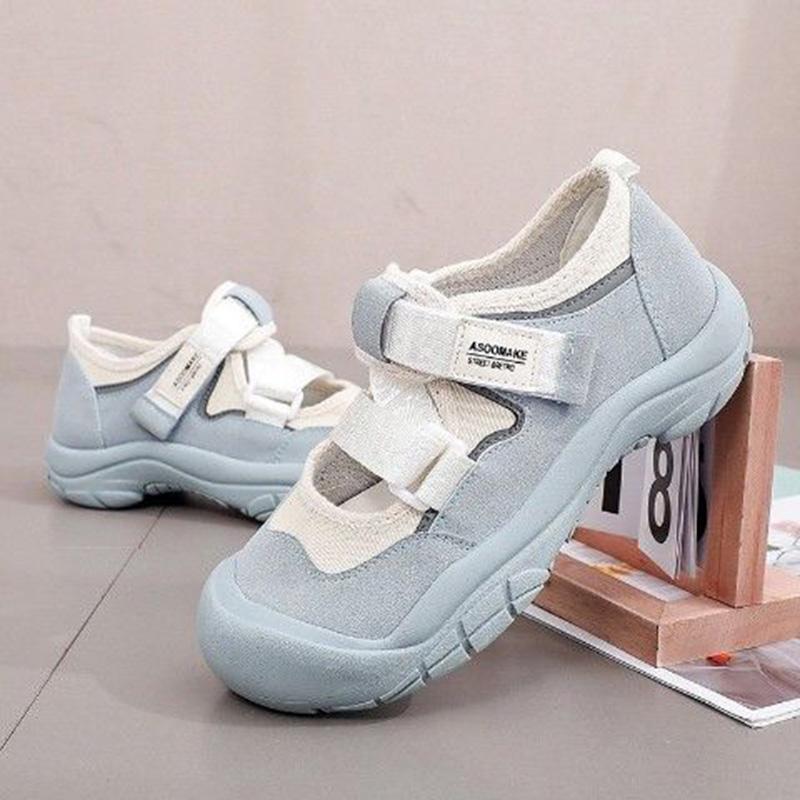 Big Toe Canvas Shoes Female Students Korean Version of The Old Daddy Shoes Female Harajuku All-match Casual Shoes