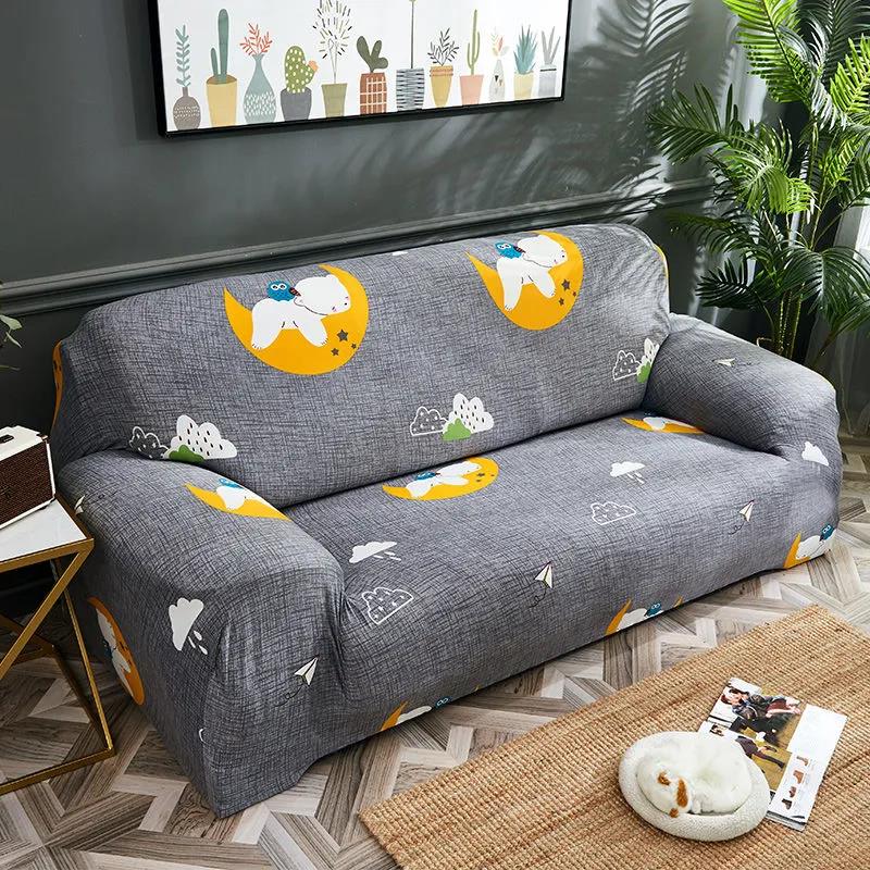 1/2/3/4 Seaters Flowers Sofa Covers Elastic Stretch Settee Couch Slipcover Protector Home Decor