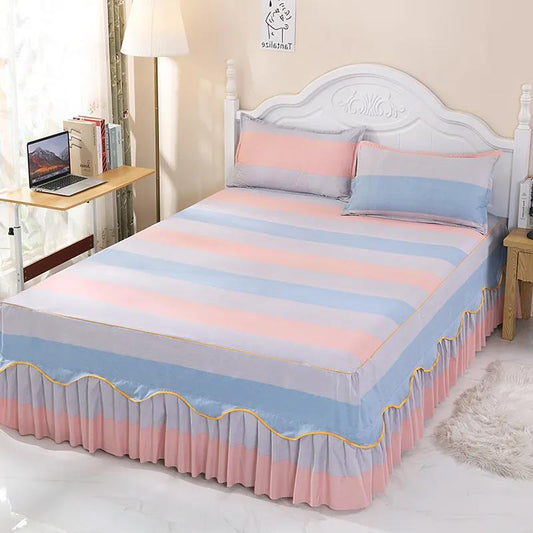 One-piece Mattress Cover Bedroom Bedding Bedspread Fashion Printing Mattress Protection Cover