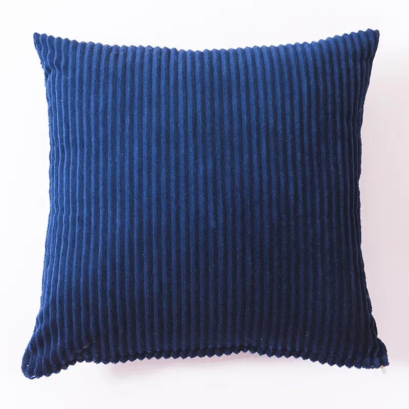 Solid Color Throw Pillow Car Sofa Cushion Flannel Cushion Bedside Backrest Square Pillow Cushion