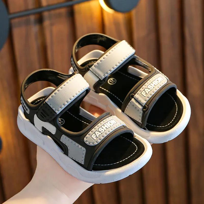 Brand New Summer Children Beach Boys Sandals Kids Shoes Closed Toe Arch Support Sport Sandals for Boys Size 21-35