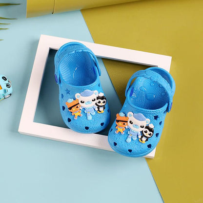 WTEMPO Slippers Summer Cartoon Non-slip Baby Sandals Boys and Girls Hole Shoes