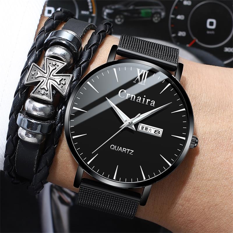 Top Brand Luxury Mens Watches Waterproof Business Watches Man Quartz Wrist Watch Male Clock