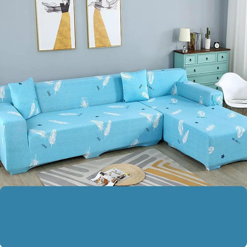 Nordic Style Living Room Decoration 1/2/3/4 Seat Printing Sofa Cover Flexible Sofa Cover, Living Room Sofa Cover Armchair Cover, Sofa Protection Cover