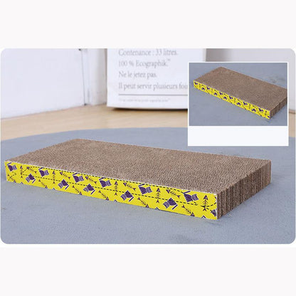 Cat Scratching Board Claw Grinder Cat Claw Board Corrugated Paper Cat Scratching Pad Cat Toy Grinding Scratching Board Cat Litter Toy Pet Supplies