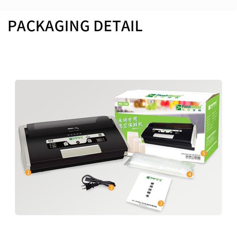 Automatic Commercial Household Food Vacuum Sealer Packaging Machine Vacuum Packaging Machine Rice Vacuum Sealing Small Vacuum Commercial