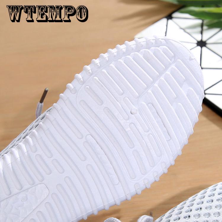 Flat Bottom Mesh Shoes Women's Lace-up Running Shoes Summer Breathable Mesh Shoes