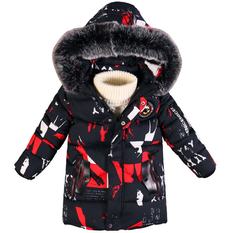 Camouflage Winter Down Parka Jackets for Boy Girls Down Coat Thick Warm Kids Children's Jackets