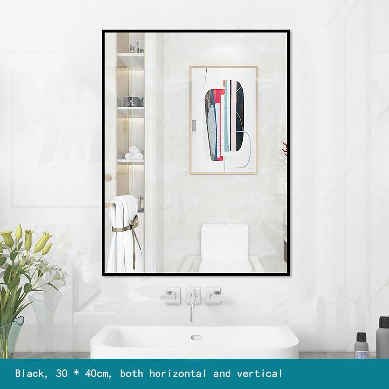 Bathroom Mirror Make-up Mirror Wall Mounted Toilet Mirror Toilet Wash Basin Mirror Toilet Wash Basin