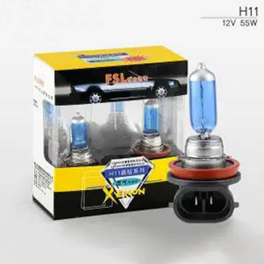 2Pcs Lighting Car Bulb Headlight H1 H4 H7 H9 H11Xenon Halogen Car Light Led Strong Light 12v 24v Far and Near Light Adjustable Super Bright