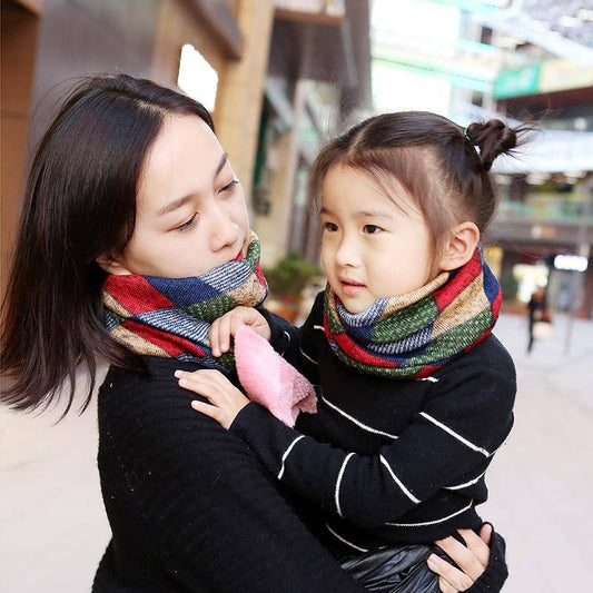 Scarf Women Men Winter Warm Infinity 1 Circle Cable Knit Cowl Neck Scarf Shawl