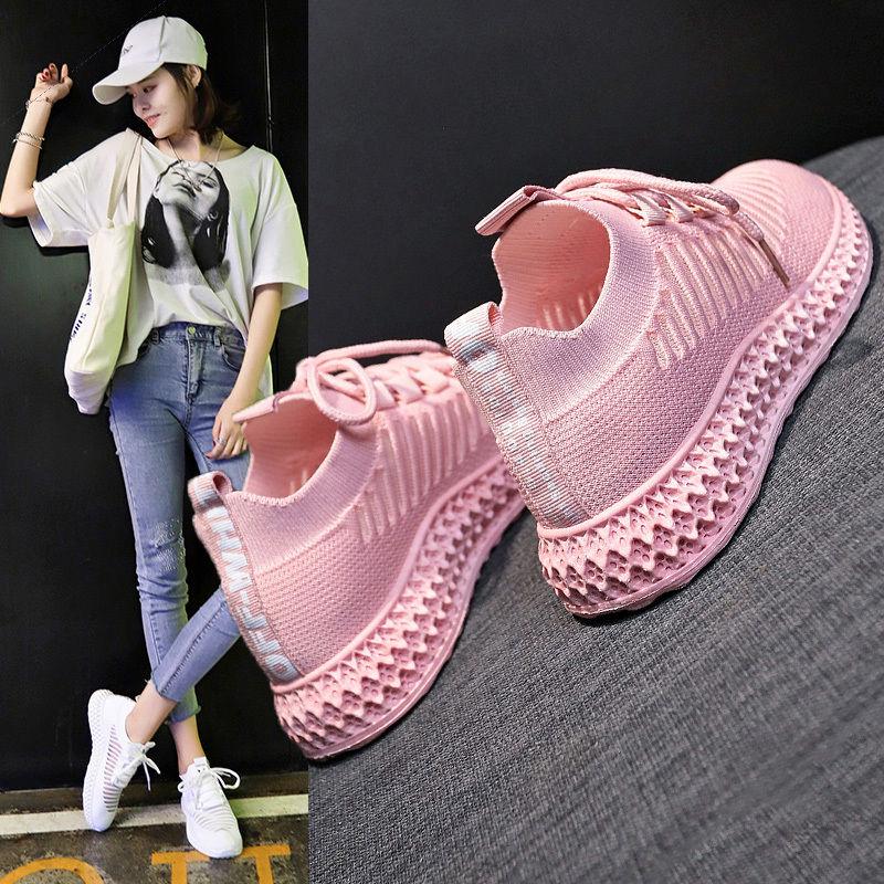 Women Vulcanized Summer Running Shoes 2020 Female Slip on Sneakers Mesh Breathable Sports Shoes Women's Athletic Footwear