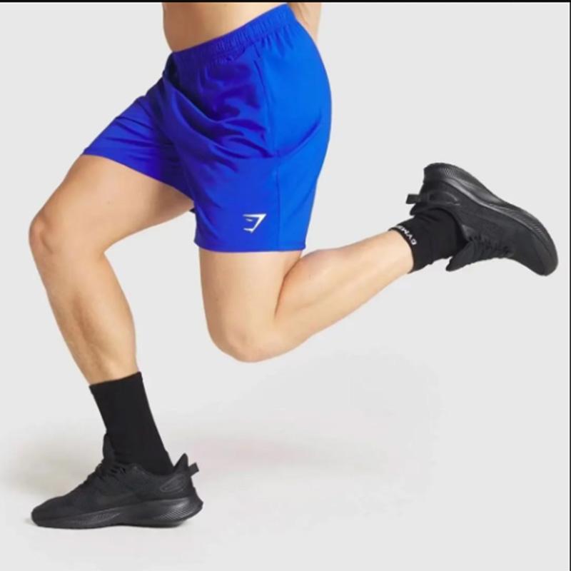 Summer Fitness Shorts Men's Sports Five-point Pants Running Loose Elastic Quick-drying Football Basketball Training Pants