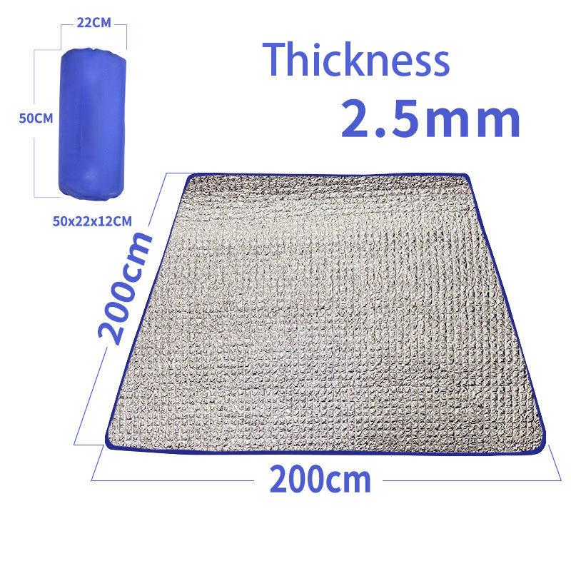 Moisture-proof Mat Outdoor Portable Waterproof Lawn Picnic Household Tent Aluminum Film Single Dormitory Sleeping Mat Floor Mat