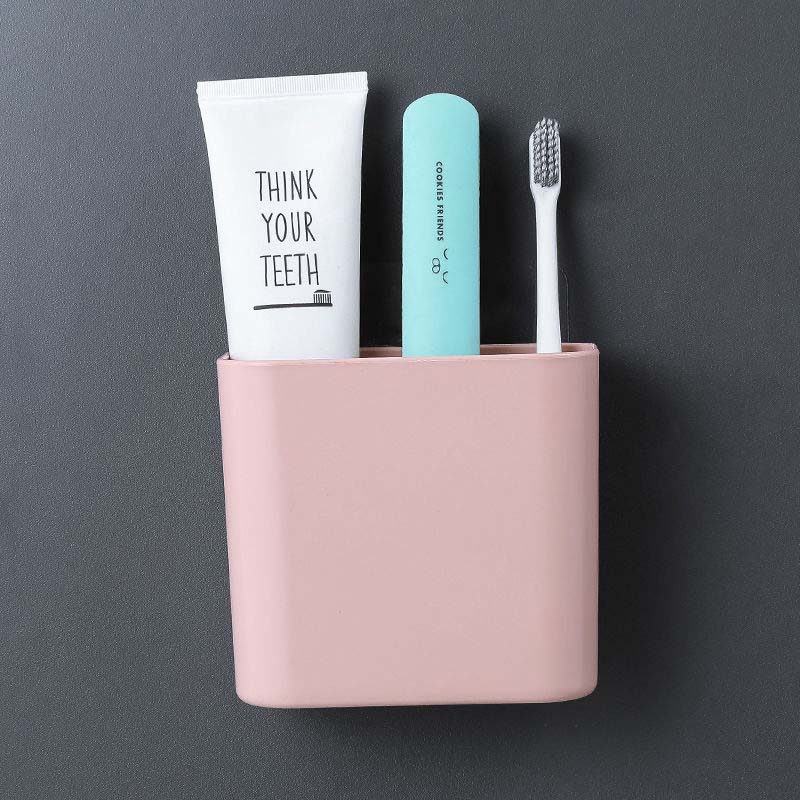 Wall-mounted Toothbrush Toothpaste Storage Box Bathroom Creative Minimalist Storage Rack