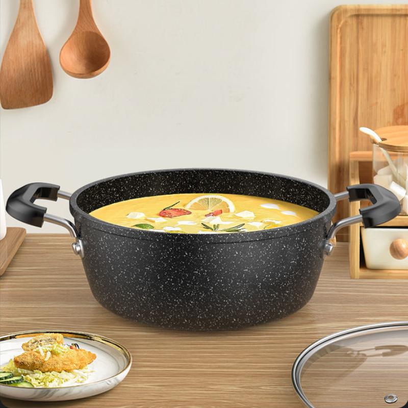 Japanese Maifan Stone Snow Pan Non-stick Pan Household Noodle Cooking Instant Noodle Small Pot Induction Cooker Stock Pot Small Cooking Pot Milk Pan