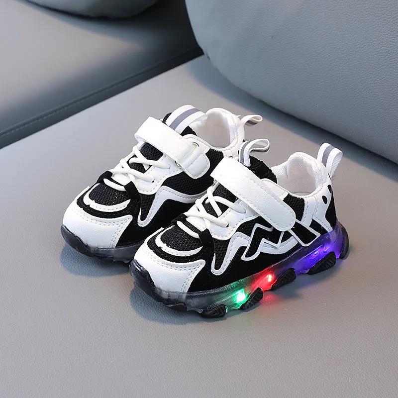 Kids Shoes Luminous Autumn Toddler Boys Glowing Sneakers Child Sports Shoes for Baby Girls Sneaker with Light Running Shoes