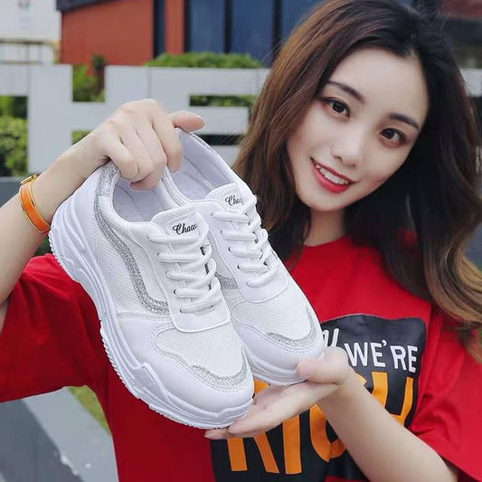 Women Sneakers Women Shoes Fashion Breathable Mesh Casual Shoes Woman Lace-up Sneakers Women Shoes