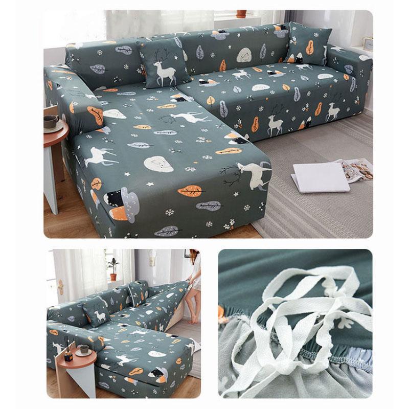 Floral Printed Slipcovers Stretch Plaid Sofa Covers Living Room Elastic Couch Chair Cover Sofa Towel Home Decor