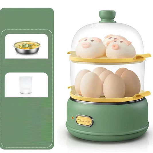 Egg Steamer Automatic Power-off Egg Steamer Egg Cooker Timing Household Multifunctional Low-power Breakfast Machine